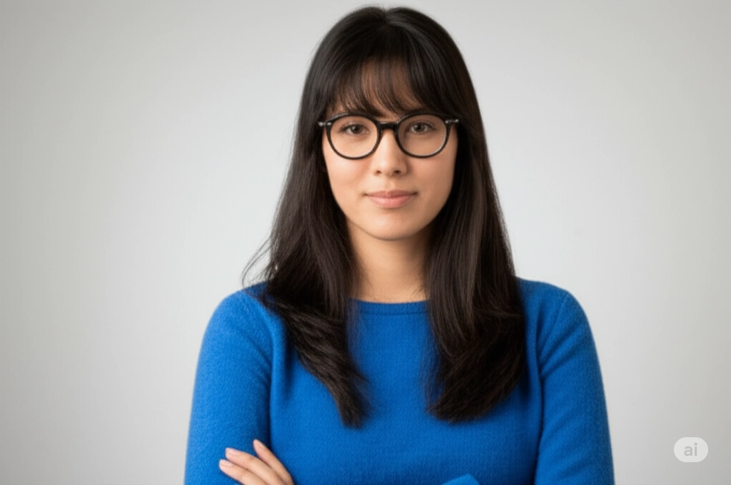後期高齢者医療制度の複雑な仕組みについて、真剣な表情で考えるアジア人女性